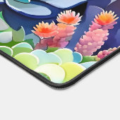 Colorful Summer Succulent Botanical Garden デスクマット (コーナー)