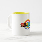 Colorful Summer Vibes Mug ツートーンマグカップ (正面左)