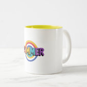 Colorful Summer Vibes Mug ツートーンマグカップ (正面右)