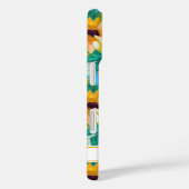 Colorful Sunflower Painting Monogrammed Case-Mate iPhoneケース (裏面 / 右)