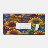 Colorful Sunflowers - Desk Mat デスクマット (キーボード&マウス)