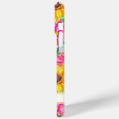 Colorful Sunflowers Painting Monogrammed Case-Mate iPhoneケース (裏面 / 左)