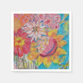 Colorful Suns by Lydia's Art Sangria スタンダードカクテルナプキン (正面)