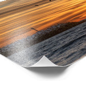 Colorful Sunset - Marina Del Rey, CA フォトプリント (角)