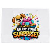 Colorful Surprise Gift Bag – Enjoy Your Surprise ラージペーパーバッグ (裏面)