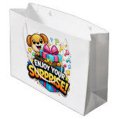 Colorful Surprise Gift Bag – Enjoy Your Surprise ラージペーパーバッグ (裏面アングル)