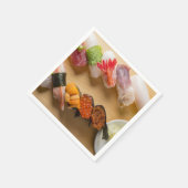 Colorful Sushi Arc – SUSHIMI Collection スタンダードカクテルナプキン (角)