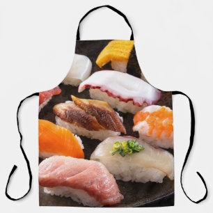 Colorful Sushi Assortment Apron – SUSHIMI Kitchen エプロン