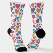 Colorful Sweet Hearts Crew Socks ソックス (傾斜あり)