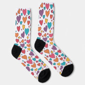 Colorful Sweet Hearts Crew Socks ソックス (右)