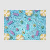 Colorful Swimming Pool Accessories Summer Birthday 薄葉紙 (正面)