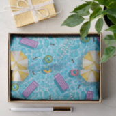 Colorful Swimming Pool Accessories Summer Birthday 薄葉紙 (ギフト)