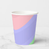 Colorful Swirl 紙コップ (裏面)
