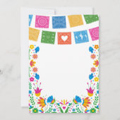 Colorful Talavera Mexican Fiesta Birthday 招待状 (裏面)