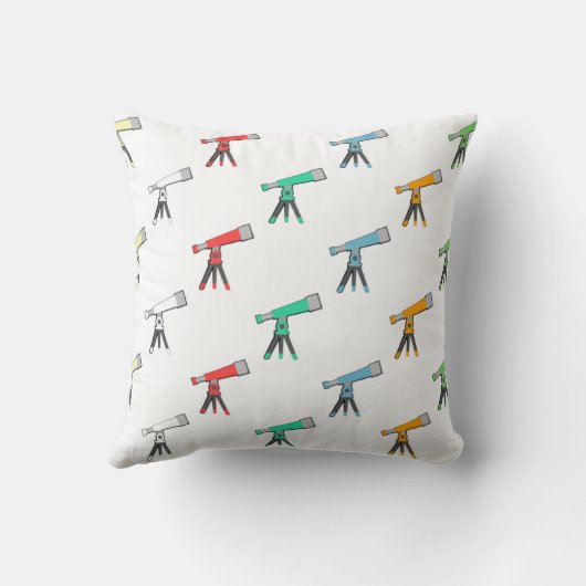 Colorful Telescope Pattern クッション (裏面)