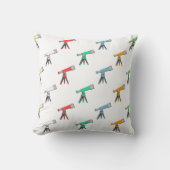 Colorful Telescope Pattern クッション (正面)