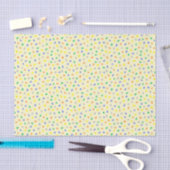 Colorful Terrazzo Confetti Pattern Amalfi Coast 薄葉紙 (クラフト)