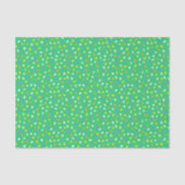 Colorful Terrazzo Confetti Pattern Bright Green 薄葉紙 (正面)