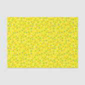 Colorful Terrazzo Confetti Pattern Bright Lemonade 薄葉紙 (正面)
