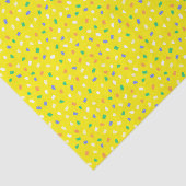 Colorful Terrazzo Confetti Pattern Bright Lemonade 薄葉紙 (詳細)