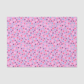 Colorful Terrazzo Confetti Pattern Grapefruit Pink 薄葉紙 (正面)