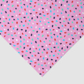 Colorful Terrazzo Confetti Pattern Grapefruit Pink 薄葉紙 (詳細)
