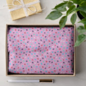 Colorful Terrazzo Confetti Pattern Grapefruit Pink 薄葉紙 (ギフト)