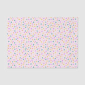 Colorful Terrazzo Confetti Pattern Pink Lemonade 薄葉紙 (正面)