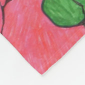 Colorful thoughts フリースブランケット (角)