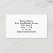 Colorful Thread Seamstress Sewing Company  名刺 (裏面)