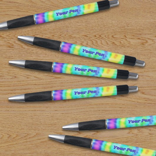Colorful Tie Dye Cute Personalized Pen ボールペン