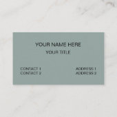 Colorful Time Clock Pattern Repair Watchmaker 名刺 (裏面)