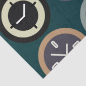 Colorful Time Clock Pattern Watchmaker Birthday 薄葉紙 (詳細)