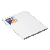 Colorful Toucan Bird with Positive Message ノートパッド (アングル)