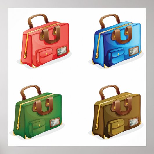 Colorful Travel Briefcase Collection ポスター (正面)