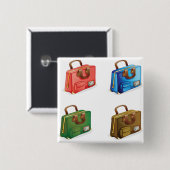 Colorful Travel Briefcase Collection 缶バッジ (正面&裏面)