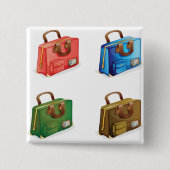 Colorful Travel Briefcase Collection 缶バッジ (正面)