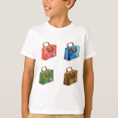 Colorful Travel Briefcase Collection Tシャツ (正面)