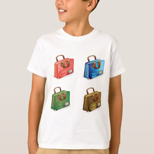 Colorful Travel Briefcase Collection Tシャツ (正面)