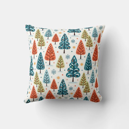 Colorful Trees クッション (裏面)
