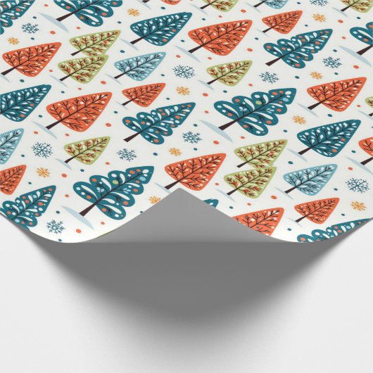 Colorful Trees ラッピングペーパー (角)