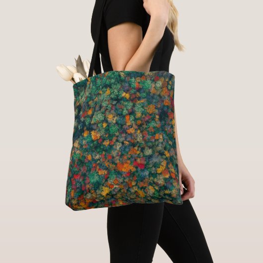 Colorful Treetops トートバッグ (クローズアップ)