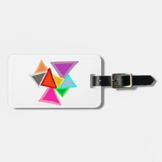 Colorful Triangles ラゲッジタグ