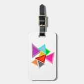 Colorful Triangles  ラゲッジタグ (正面縦)