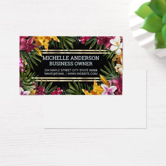 Colorful Tropical Flowers (デスク)