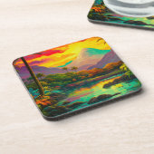 Colorful Tropical Island Paradise コースター (左側)