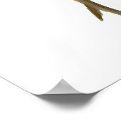 Colorful & Tropical Panamas Toucan Poster. ポスター (角)