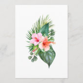 Colorful Tropical Party and Luau Menu メニュー (裏面)