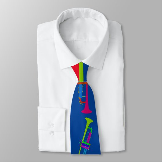 Colorful Trumpets Neck Tie ネクタイ (タイ)