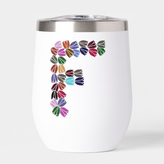 Colorful Tulip Lettered “F” (正面)